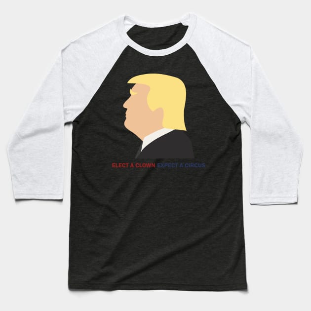 Anti Trump Baseball T-Shirt by valentinahramov